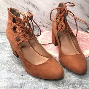 Torrid Blush Lattice Heels (11w)